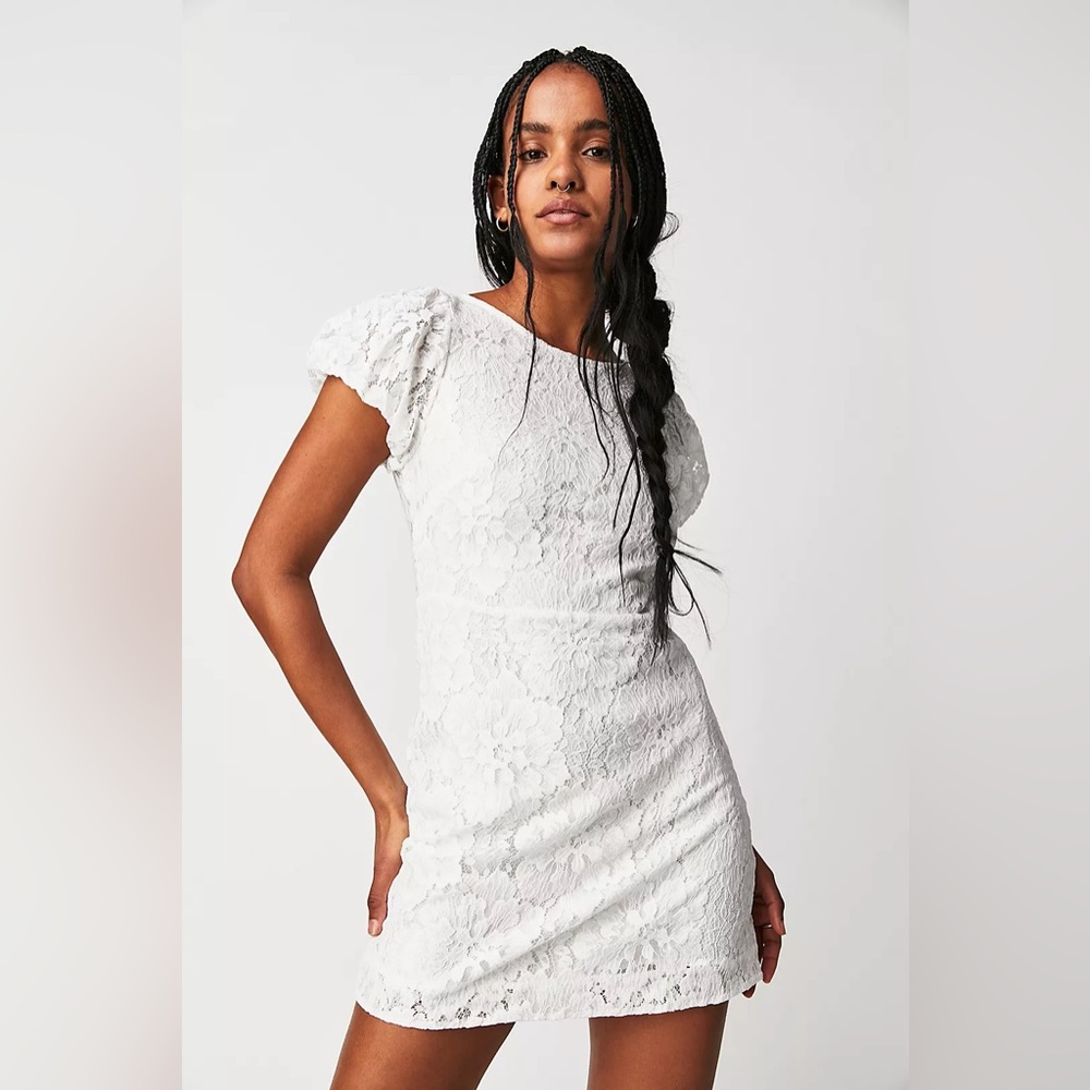 Free People Hailee Lace Mini Dress